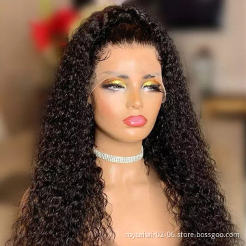 Pineapple Wave Natural Color 6x13 Lace Front Long Wavy Filipino Wig